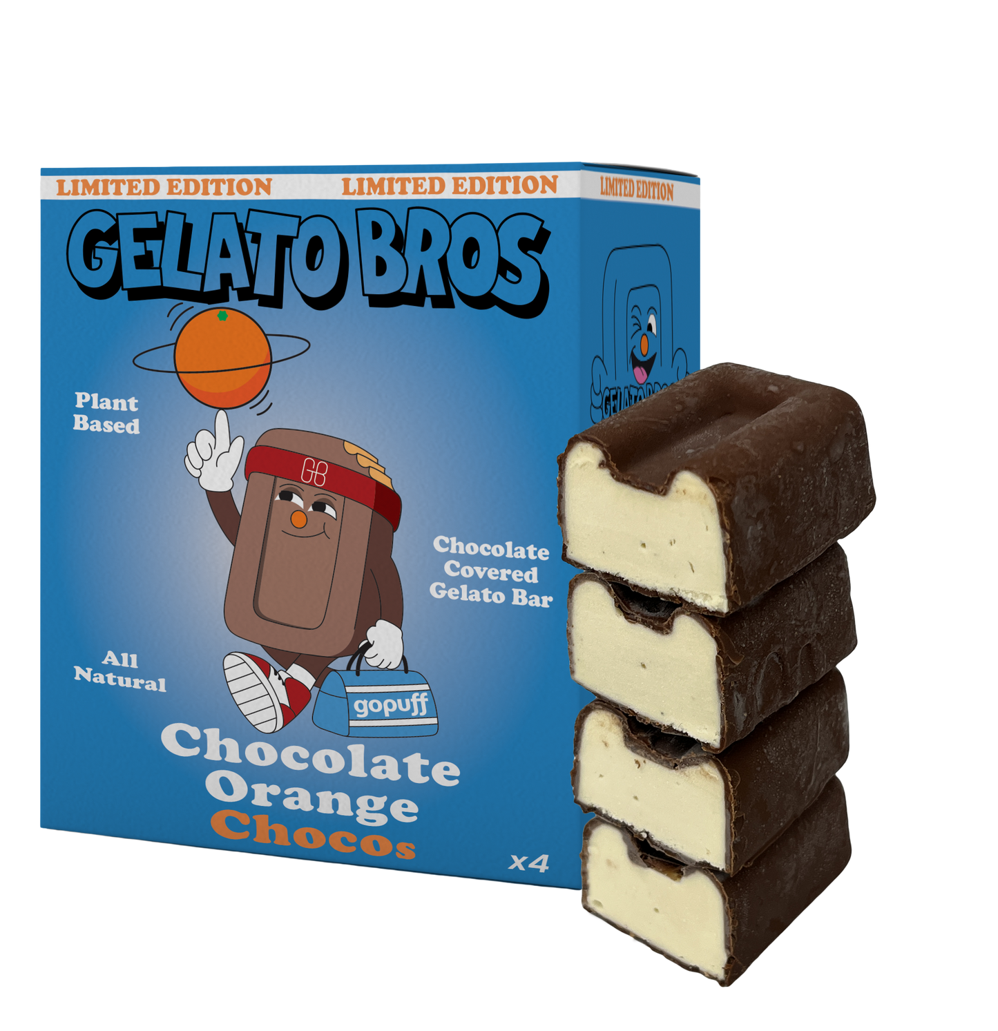 LIMITED EDITION Chocolate Orange Chocos x4